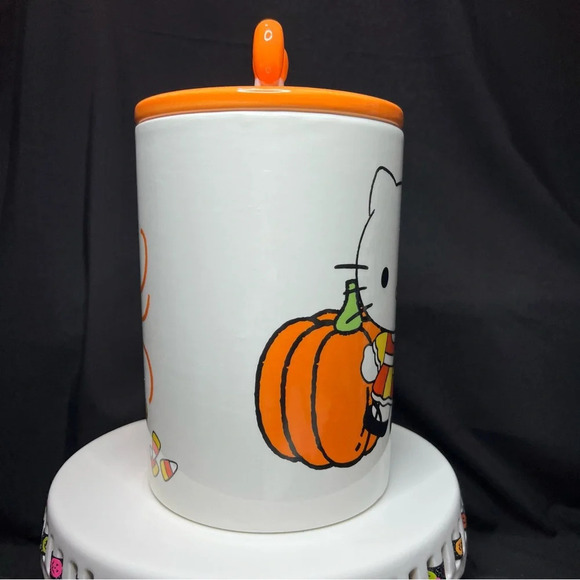 Sanrio Hello Kitty Halloween Ceramic Candy Corn Kitchen Bundle - Canister &Bowls - Picture 5 of 12